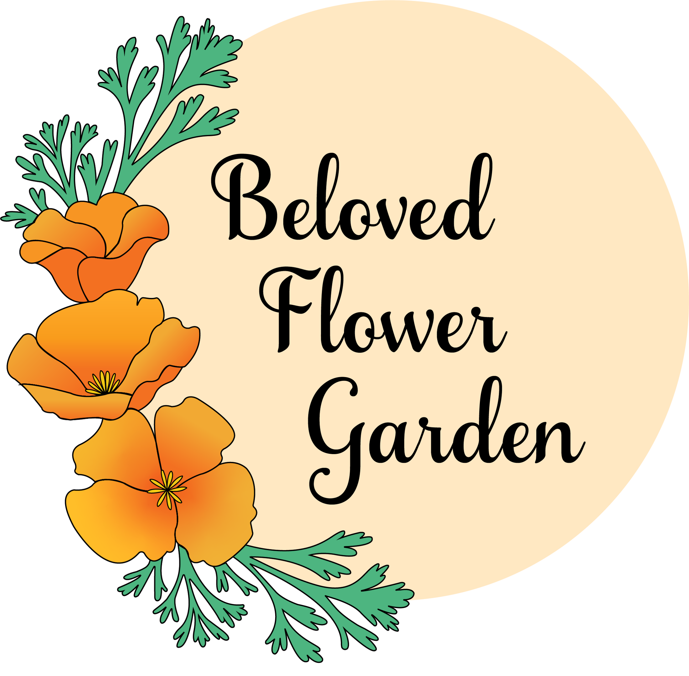 Flower Shop Vector Logo